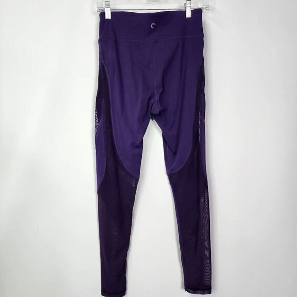 Aritzia The Constant Acosta Pant Leggings Mesh Panels Medium Purple Women's - Picture 8 of 12